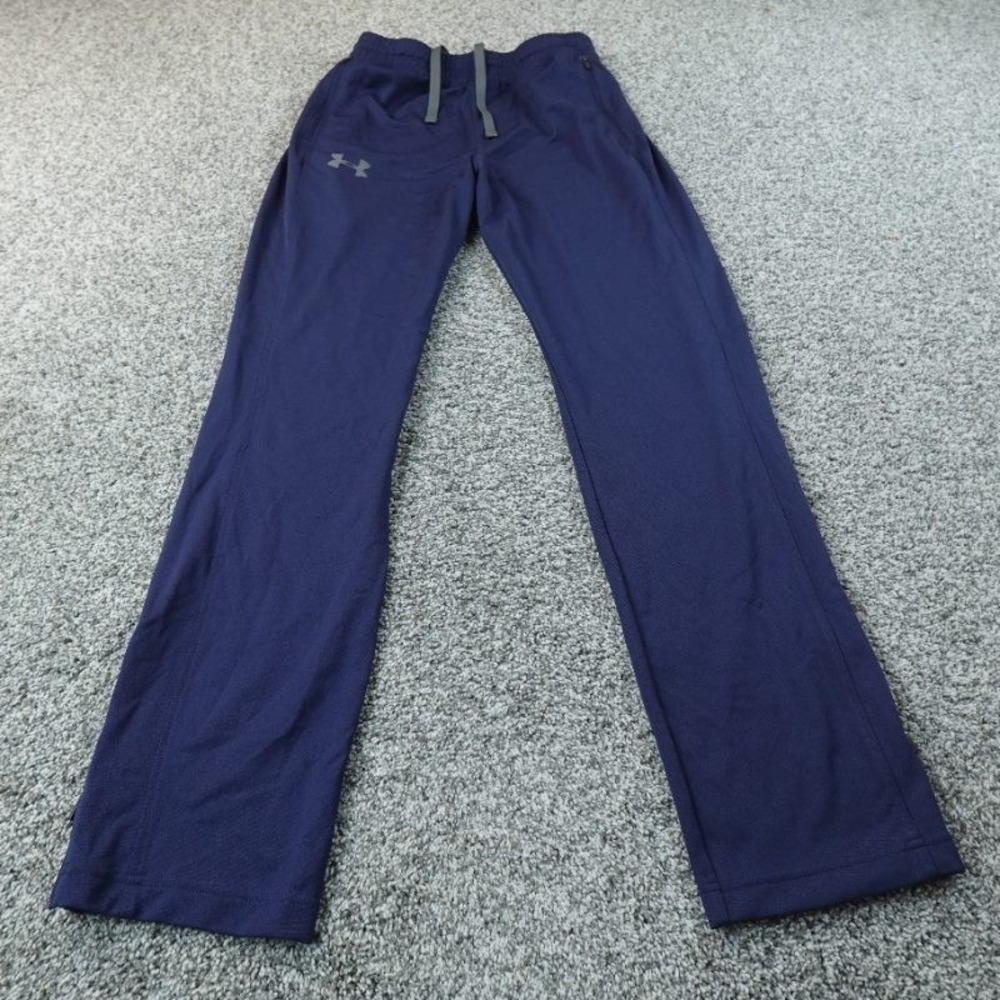 Under Armour Sweatpants Mens S Blue Jogger Pants Athletic Drawstring Workout
